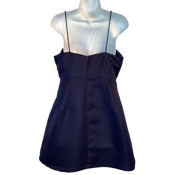 L'Atiste by Amy Strappy Fit & Flare Cocktail Party Dress Womens Blue L - Picture 2 of 13